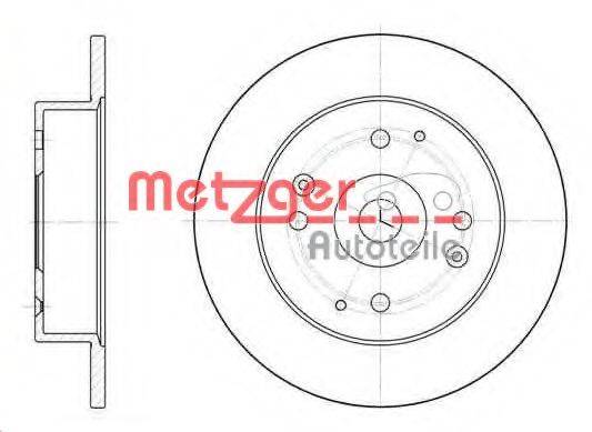 METZGER 644800 гальмівний диск