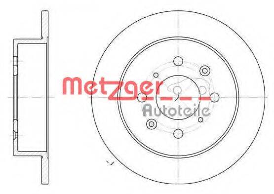 METZGER 652100 гальмівний диск