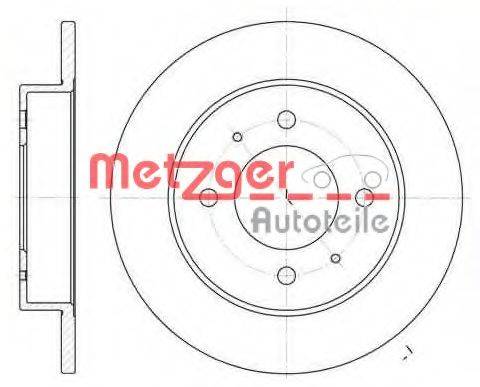 METZGER 662700 гальмівний диск