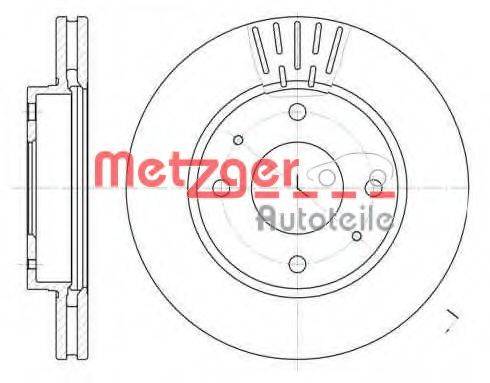 METZGER 663310 гальмівний диск