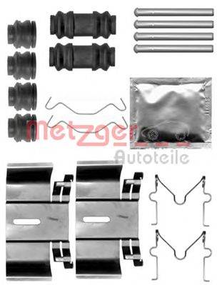 METZGER 1091836 Комплектуючі, колодки дискового гальма