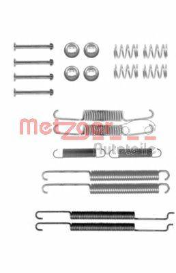 METZGER 1050726 Комплектуючі, гальмівна колодка