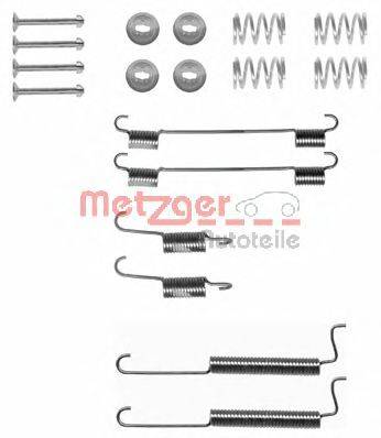 METZGER 1050795 Комплектуючі, гальмівна колодка