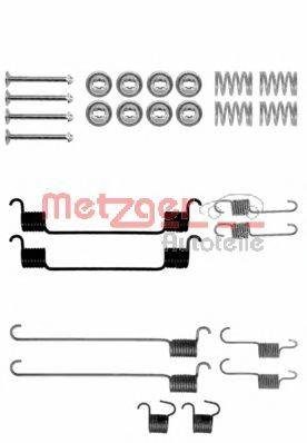 METZGER 1050802 Комплектуючі, гальмівна колодка