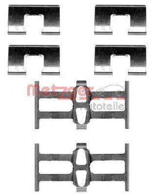 METZGER 1091118 Комплектуючі, колодки дискового гальма