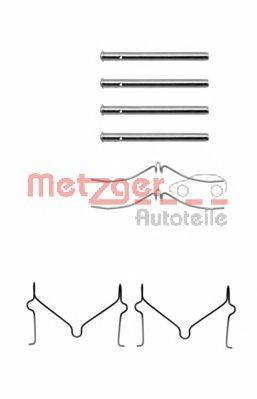 METZGER 1091126 Комплектуючі, колодки дискового гальма