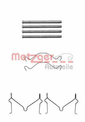 METZGER 1091209 Комплектуючі, колодки дискового гальма