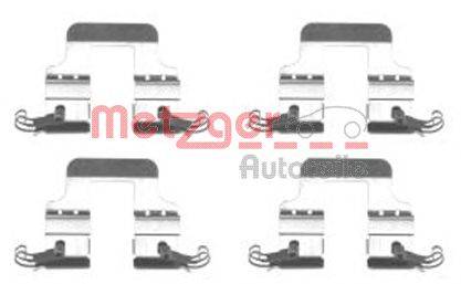 METZGER 1091766 Комплектуючі, колодки дискового гальма