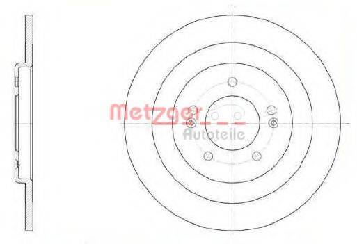 METZGER 6143700 гальмівний диск