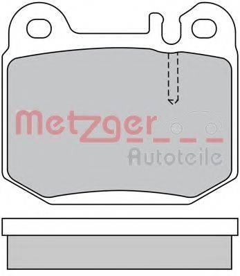 METZGER 1170157 Комплект гальмівних колодок, дискове гальмо