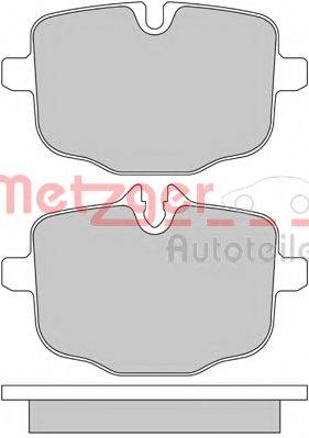 METZGER 1170565 Комплект гальмівних колодок, дискове гальмо