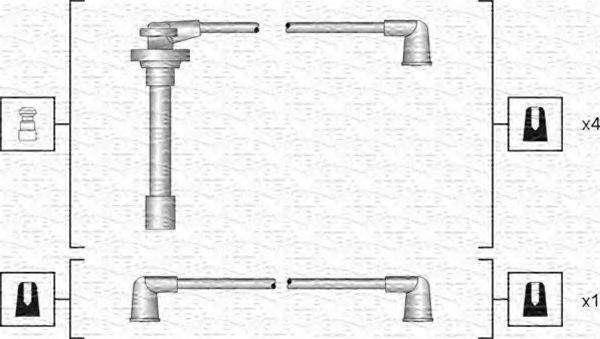 MAGNETI MARELLI 941318111173 Комплект дротів запалювання