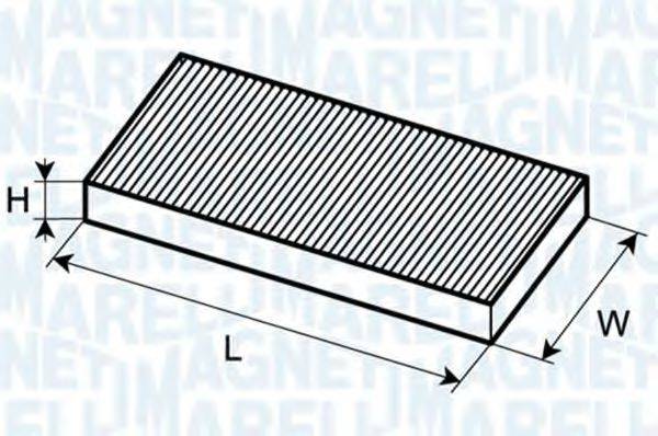 MAGNETI MARELLI 350203061720 Фільтр, повітря у внутрішньому просторі