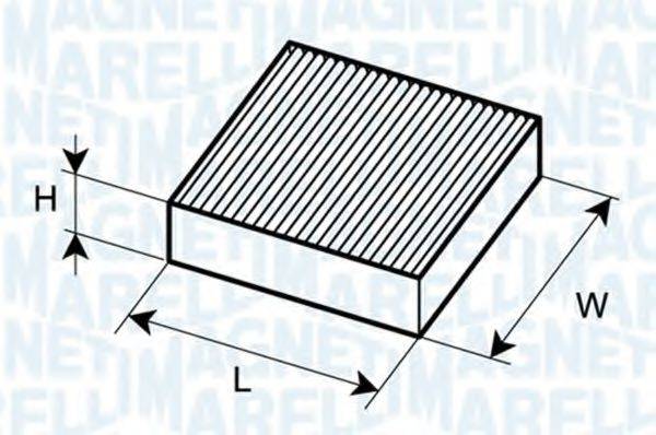 MAGNETI MARELLI 350203064000 Фільтр, повітря у внутрішньому просторі