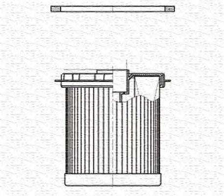 MAGNETI MARELLI 213908504000 Паливний фільтр