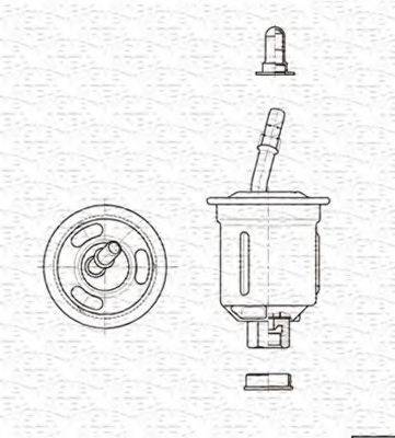 MAGNETI MARELLI 213908306700 Паливний фільтр