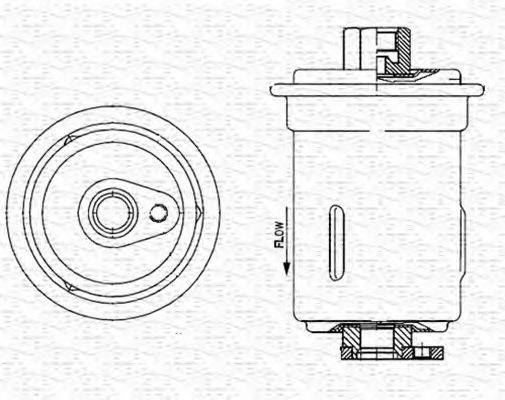 MAGNETI MARELLI 213908620000 Паливний фільтр