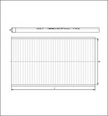 MAGNETI MARELLI 154064192460 Фільтр, повітря у внутрішньому просторі