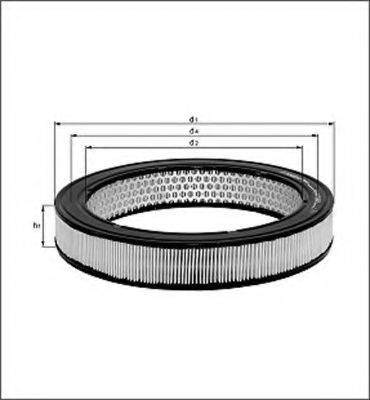 MAGNETI MARELLI 154076535530 Повітряний фільтр