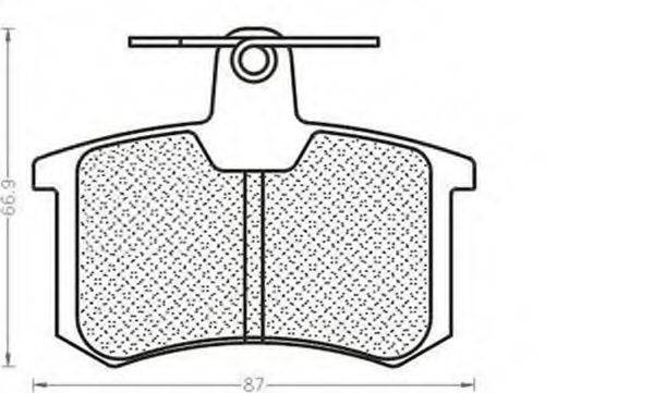 MAGNETI MARELLI 430216170598 Комплект гальмівних колодок, дискове гальмо