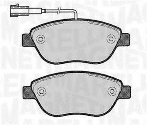 MAGNETI MARELLI 363916060221 Комплект гальмівних колодок, дискове гальмо