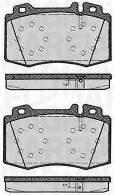 MAGNETI MARELLI 363916060585 Комплект гальмівних колодок, дискове гальмо