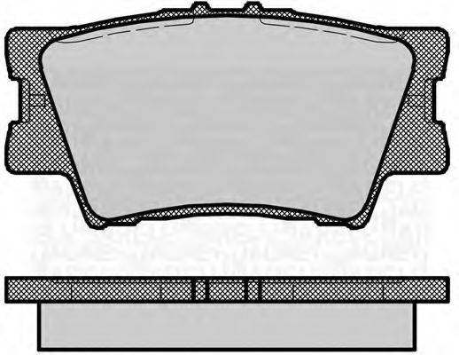 MAGNETI MARELLI 363916060633 Комплект гальмівних колодок, дискове гальмо