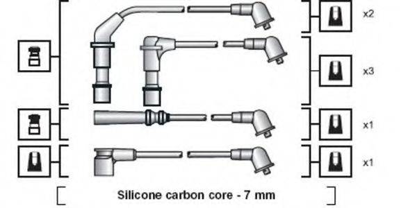 MAGNETI MARELLI 941318111090 Комплект дротів запалювання