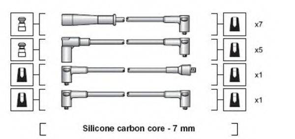MAGNETI MARELLI 941318111108 Комплект дротів запалювання