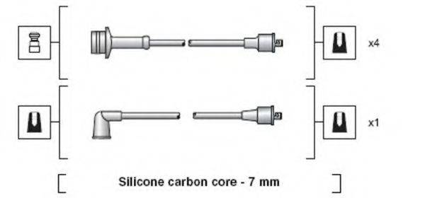 MAGNETI MARELLI 941318111175 Комплект дротів запалювання