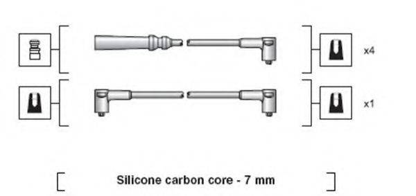 MAGNETI MARELLI 941318111223 Комплект дротів запалювання