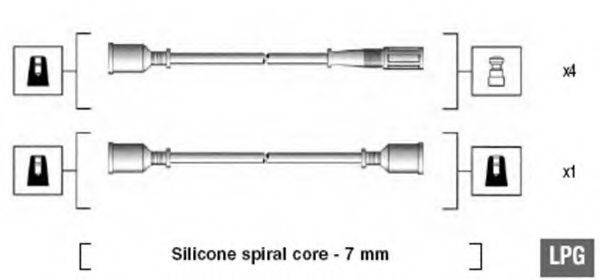 MAGNETI MARELLI 941095000580 Комплект дротів запалювання