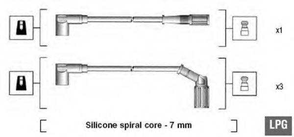 MAGNETI MARELLI 941095940632 Комплект дротів запалювання