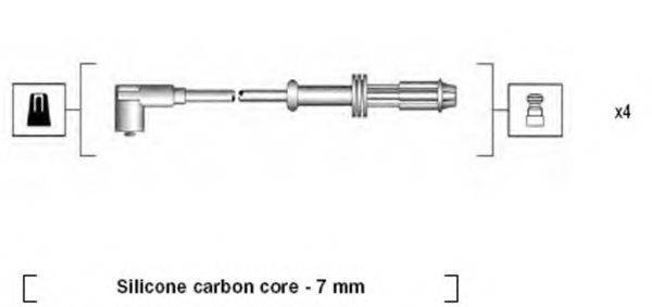 MAGNETI MARELLI 941135200707 Комплект дротів запалювання