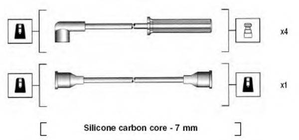 MAGNETI MARELLI 941255080818 Комплект дротів запалювання