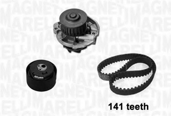 MAGNETI MARELLI 341401860001 Водяний насос + комплект зубчастого ременя