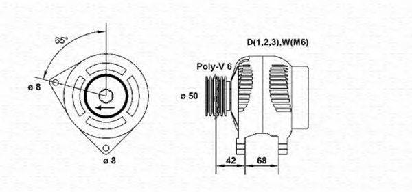 MAGNETI MARELLI 063377406010 Генератор