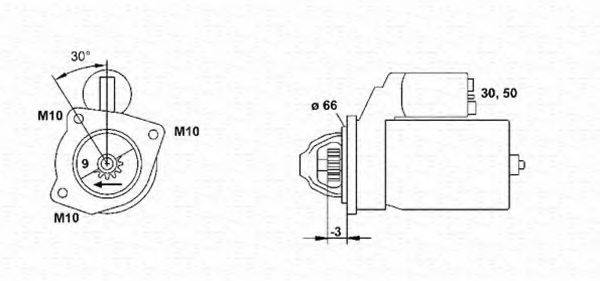 MAGNETI MARELLI 943251405010 Стартер