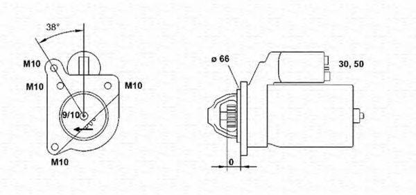 MAGNETI MARELLI 943251489010 Стартер