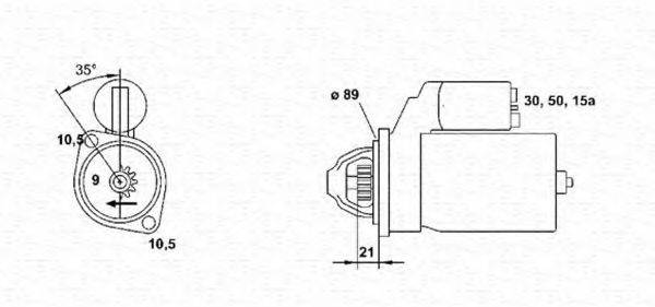 MAGNETI MARELLI 943251699010 Стартер