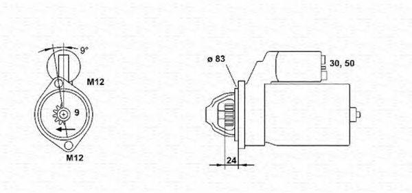 MAGNETI MARELLI 943251700010 Стартер