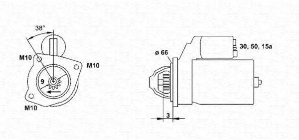 MAGNETI MARELLI 943251916010 Стартер