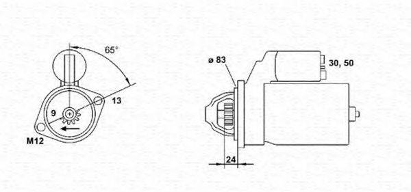 MAGNETI MARELLI 943253143010 Стартер