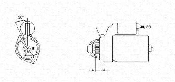 MAGNETI MARELLI 943253215010 Стартер