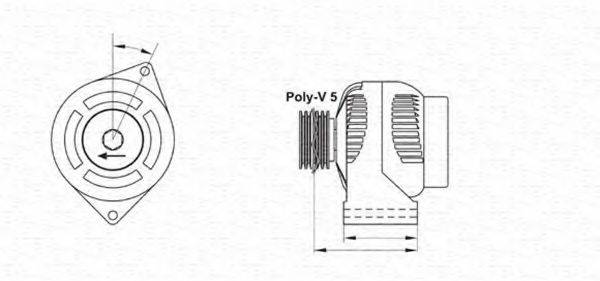 MAGNETI MARELLI 943346173010 Генератор