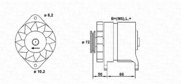 MAGNETI MARELLI 943356101010 Генератор