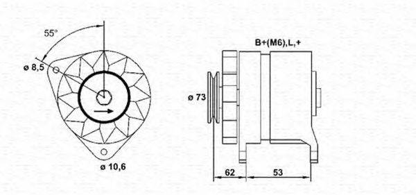 MAGNETI MARELLI 943356142010 Генератор