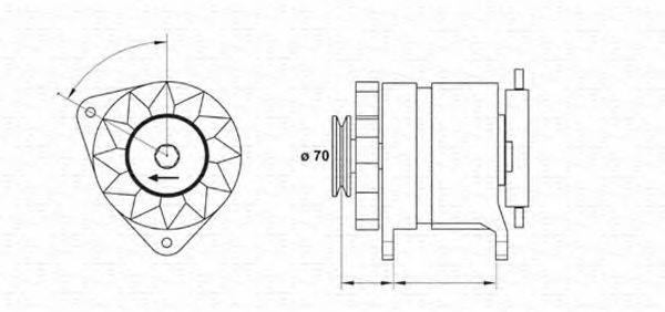 MAGNETI MARELLI 943356595010 Генератор