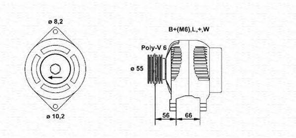 MAGNETI MARELLI 943356960010 Генератор