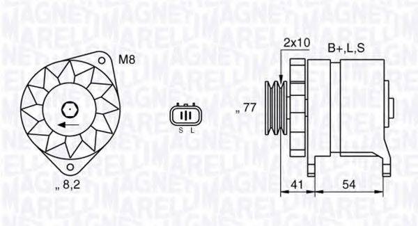 MAGNETI MARELLI 063532606010 Генератор